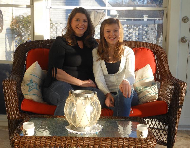 Dawn Wells and her 15-year-old daughter Kenedy Welch at their home in Millsboro. Wells has had trouble finding a pediatric doctor who will work with the family to get Kenedy a prescription for marijuana-based oils to treat seizures and other life-long ailments. CHRIS FLOOD PHOTO